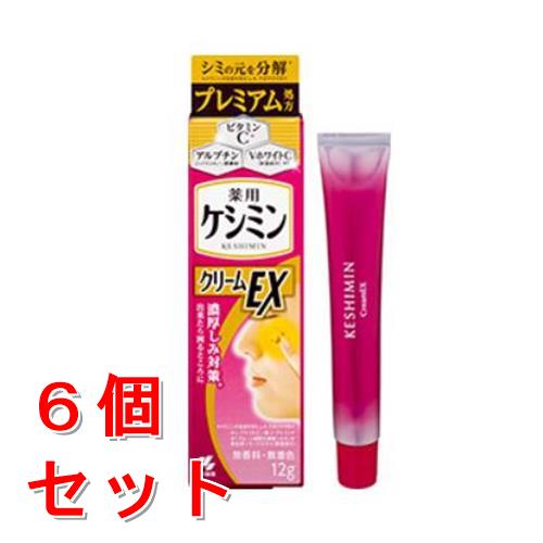 《セット販売》　小林製薬 薬用 ケシミンクリームEXαa (12g)&times;6個セット シミ対策　【医薬部外品】　【送料無料】　【smtb-s】｜ドラッグストアウェルネス 8,694円