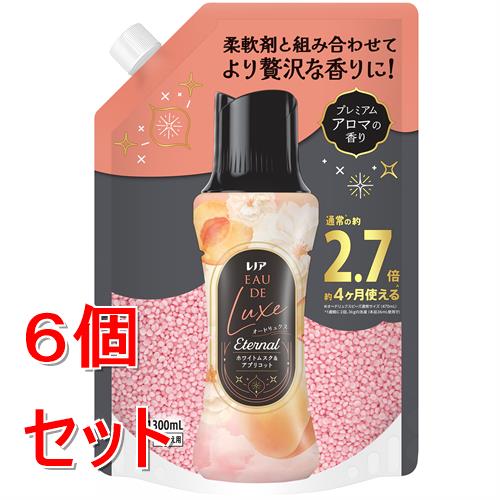 《仕かける売りわたす》 P\u0026Gジャパン レノアオードリュクスアロマジュエル エターナルホワイトムスク\u0026杏の芳ばしさつめかえ超特大 (1300mL)×6個仕かける その他-洗剤・柔軟剤・クリーナー-日用消耗品