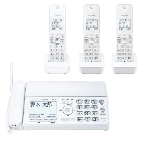 パナソニック おたっくす デジタルコードレスFAX 子機1台付き 迷惑防止機能搭載 ホワイト KX-PD600DL-W