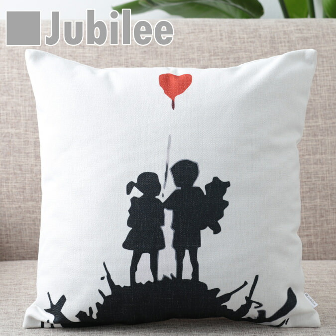 楽天市場】バンクシー Banksy クッションカバー スプレー ペイン