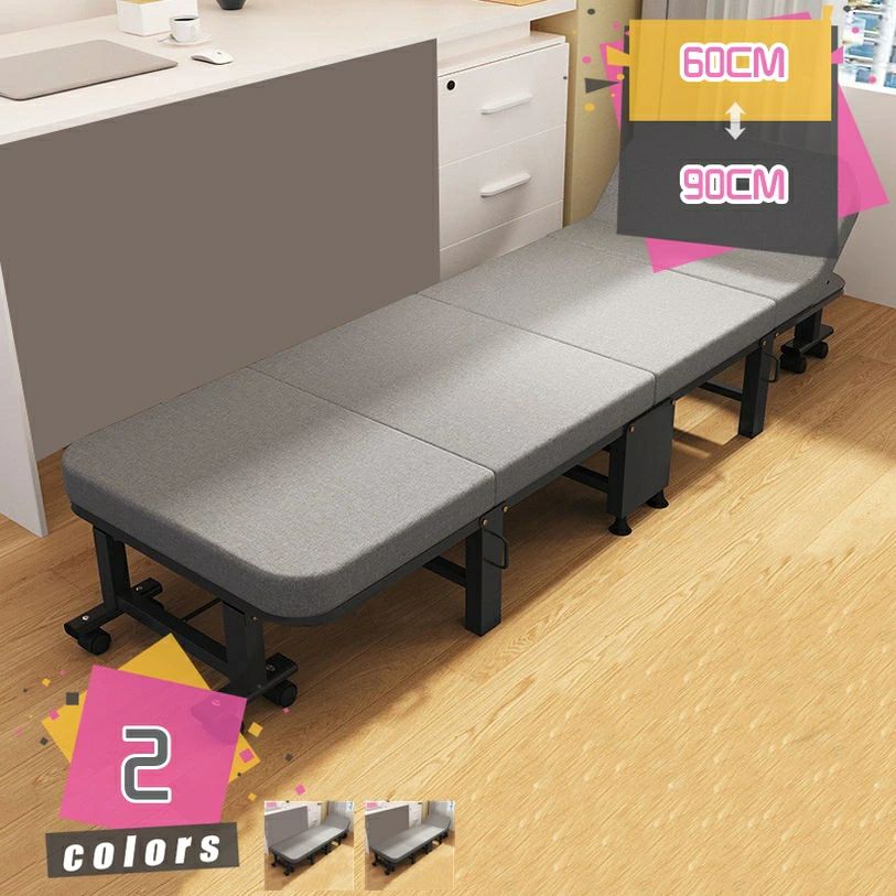 折りたたみ寝台 パウダーコンパクト マットレス付き添い人 飾り気の無い寝台 四つ折り シングル 耐荷重180 睡眠時間 うたた寝 介護寝台 付いて行く用 お客さん用 室内