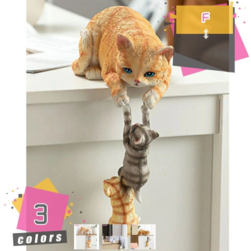 置物 置き物 オブジェ オーナメント 飾り インテリア小物 ねこ 猫 雑貨 樹脂 おしゃれ リゾート リアル CAT 動物 玄関 テーブル インテ 7,464円