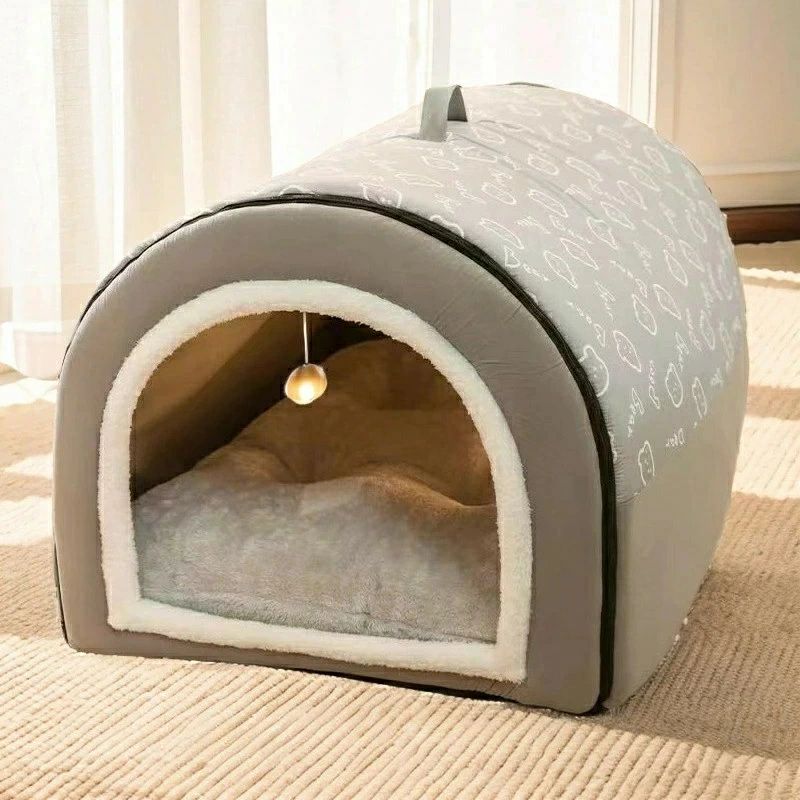 犬ベット 犬掘っ建て小屋 愛玩動物住みか 冬用 馬鹿でかい 保温防寒 室内用 学生寄宿舎型 猫臥榻 もの柔らか 生あたたかい 洗える 上滑り打ちきり 小?大型犬 今めかしい 折