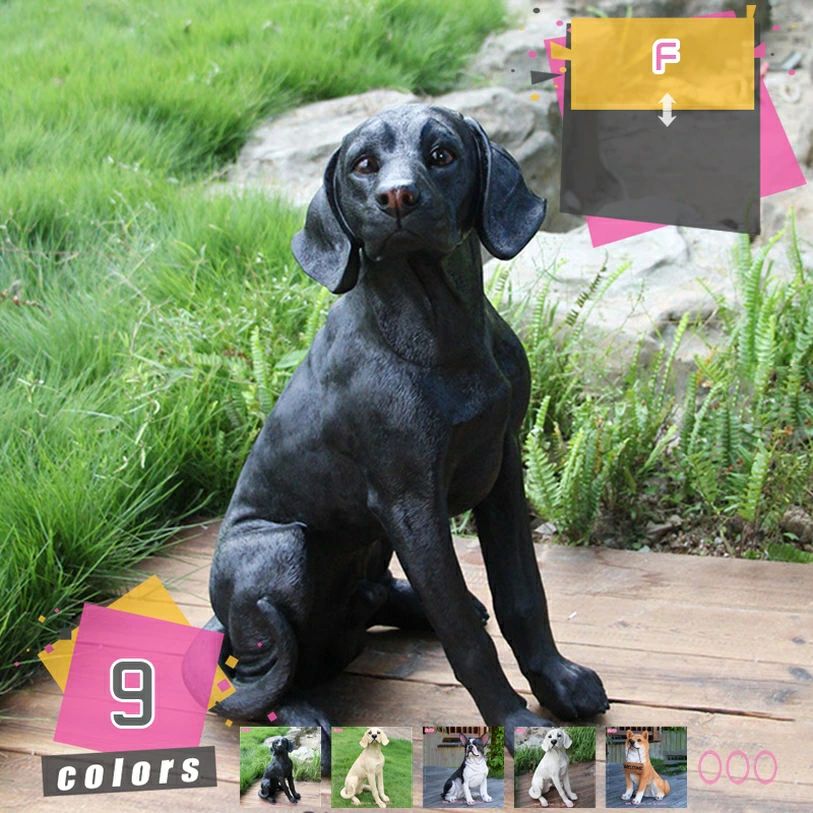 ガーデニング ガーデン 犬 雑貨 ガーデンオーナメント 置物 オブジェ 庭 装飾 屋外 インテリア オブジェ 動物 オーナメント かわいい 飾