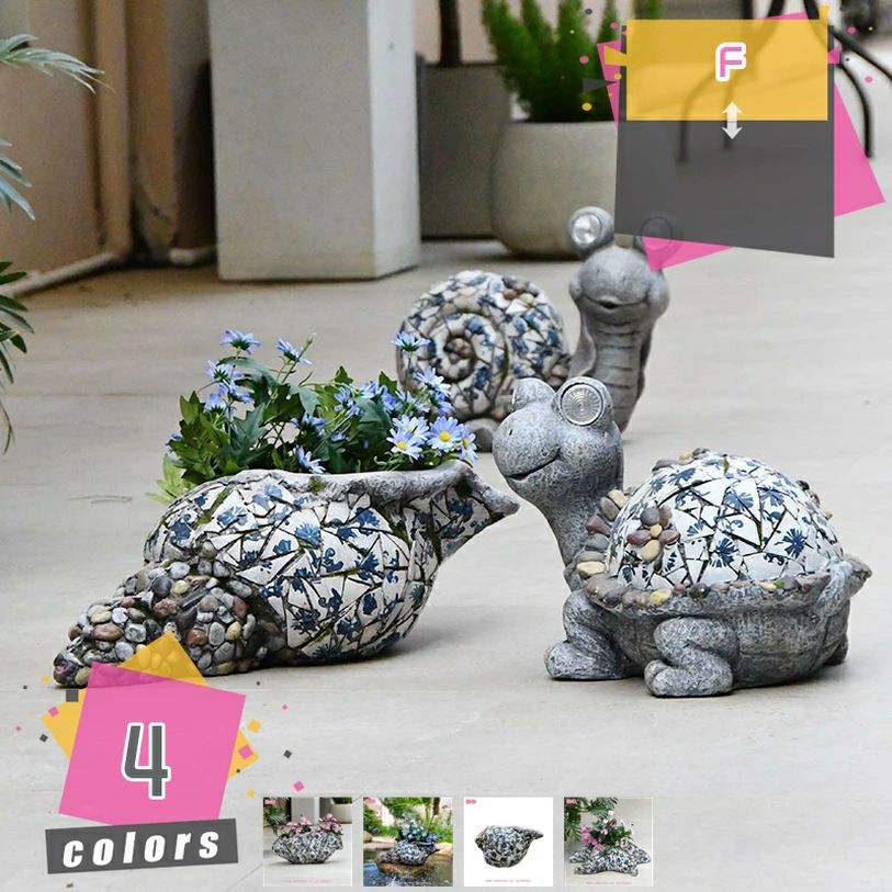 貝殻 置物 ガーデンオブジェ インテリア ガーデニング 屋外 オーナメント 玄関 オブジェ 多肉植物鉢 植木鉢 庭 雑貨 飾り プレゼント 園