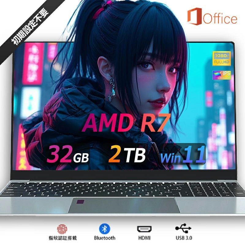 ノートパソコン 新品 windows11 office搭載 Zen 2 (Renoir) 15.6インチ ノート メモリ16GB SSD 1000GB CPU AMD R7 4700U R5 4500U R5 35
