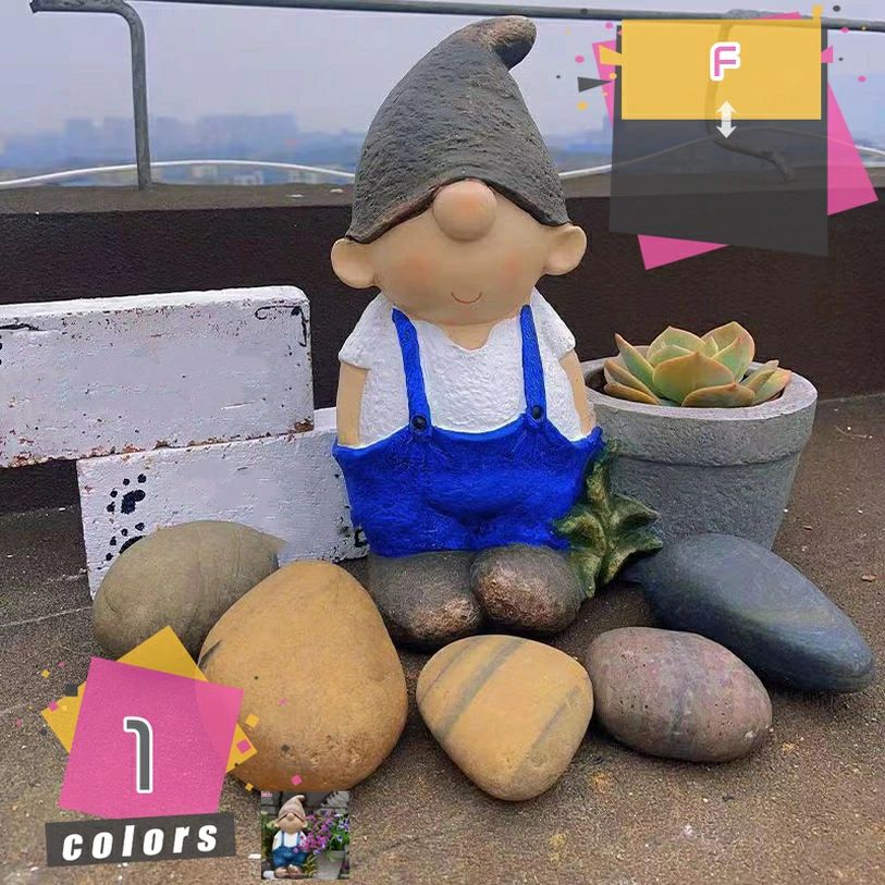 植木鉢 置物 カントリー雑貨 ガーデニング おしゃれ ガーデニング雑貨 男の子 オーナメント 屋内装飾 芝生 庭 オブジェ ガーデン ベラン 9,745円