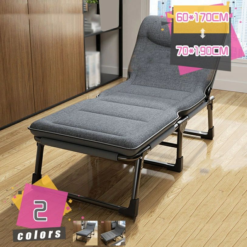 折りたたみベッド 簡易ベッド シングル 一人掛け 室内外兼用 組立不要 折り畳み式ベッド アウトドア 収納便利 耐荷重150kgドポータブル