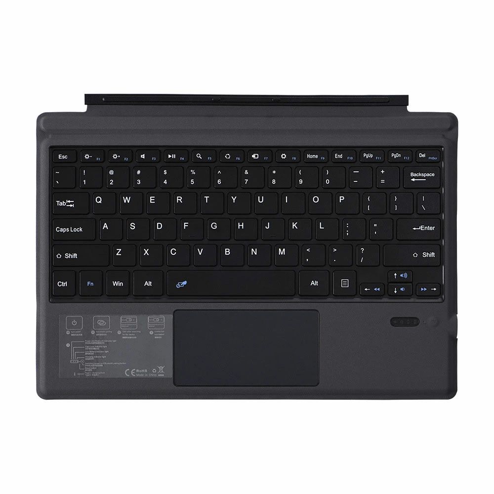 US配列 Surface Pro 3/4/5/6/7 対応 ワイヤレス Bluetooth キーボード 超薄スリム スマートキーボード タッチパッド トラックパッド 搭