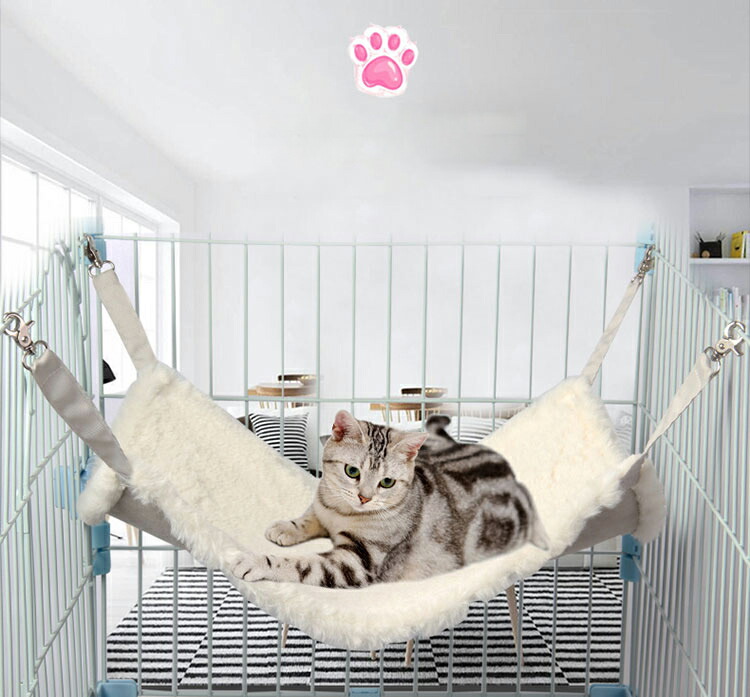 ペットベッド ハンモック キャットハンモック ふわふわ フック付き