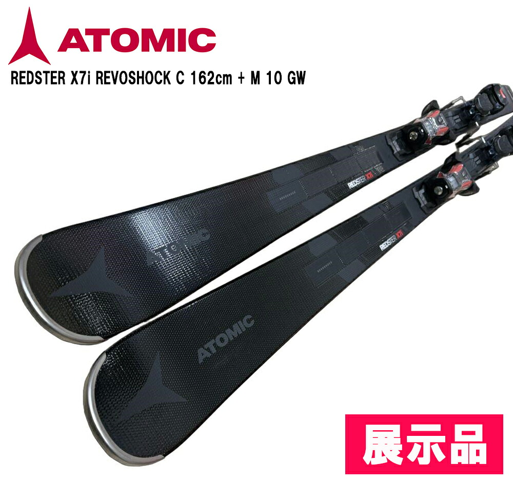 【見せびらかす歴有】24-25 ATOMIC スキーの板板  アトミック REDSTER X7i REVOSHOCK C 162糎 + M 10 GW ビンディング仕掛ける