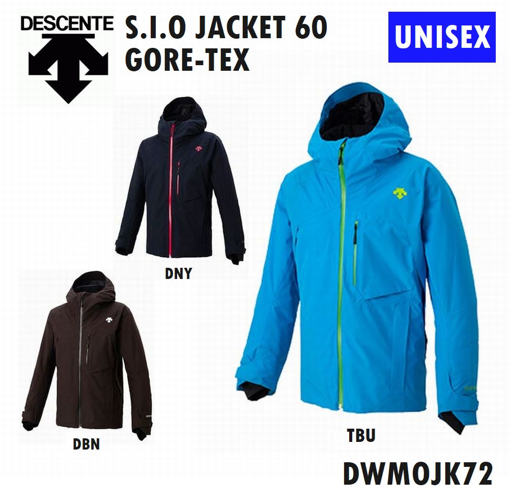 Descente Gore Tex デサント スキーウェア スキーウェア S I O Jacket 60 Jacket Gore Tex Dwmojk72 スキー スノーボード ヒートナビ スキー屋さん京都heat Navi S I O ゴアテックス ジャケット