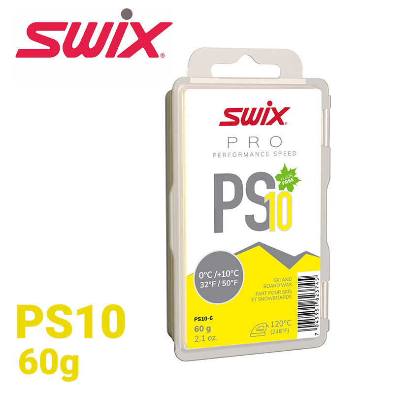 T-ポイント5倍】 SWIX スウィックス PS10 イエロー PRO Performance Speed PS 60g ワックス WAX スキー  スノーボード メンテナンス用品 qdtek.vn