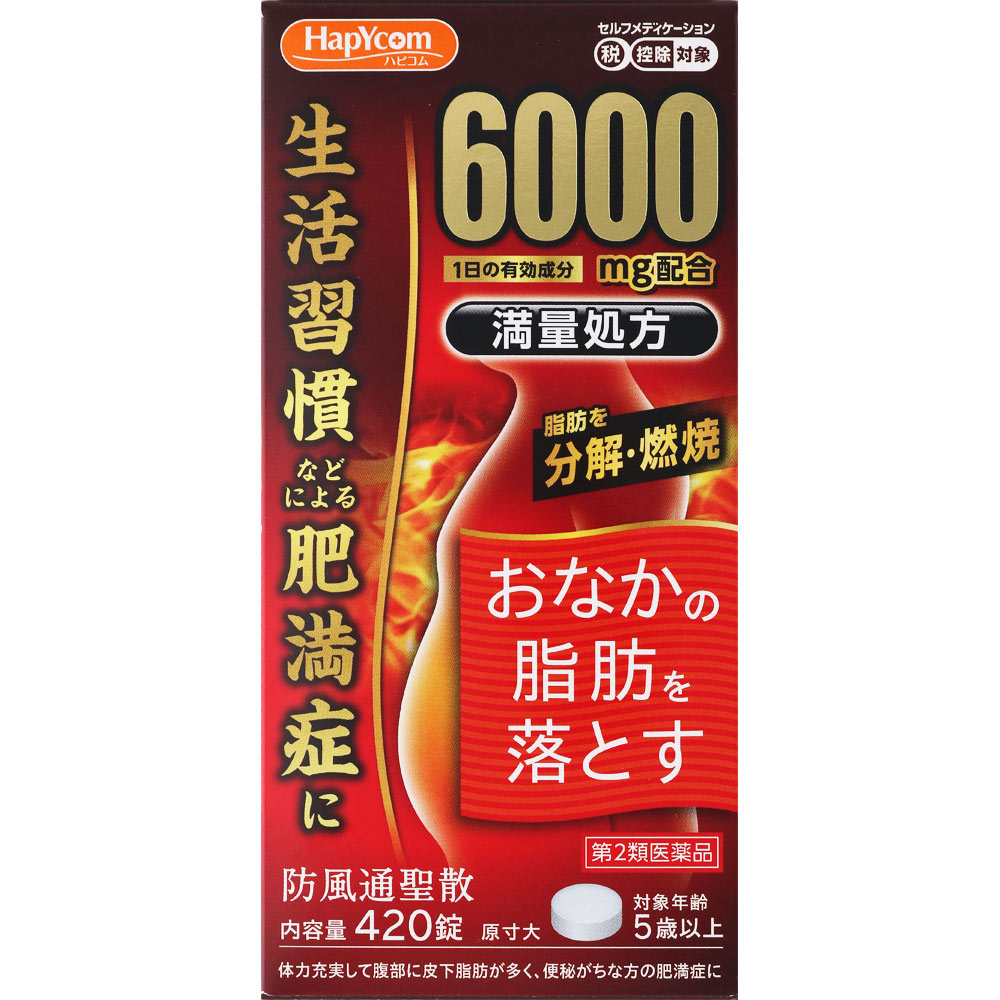 第2類医薬品ＨＣ満量防風通聖散　４２０錠 ウェルパーク【税込3980円以上で送料無料】▲B2