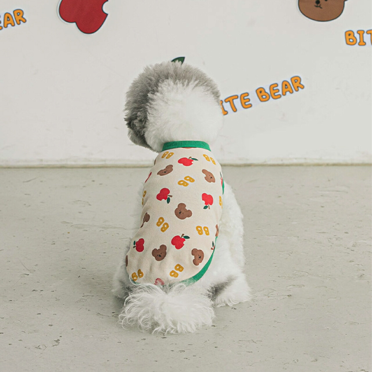 楽天市場 Bite Me バイトミー Bite Bearタンク 犬 服 犬服 タンクトップ くま イラスト かわいい 夏 夏服 部屋着 韓国ブランド 伸縮性 おしゃれ 犬の服 ドッグウェア ベストフレンズ Best Friends ベストフレンズ