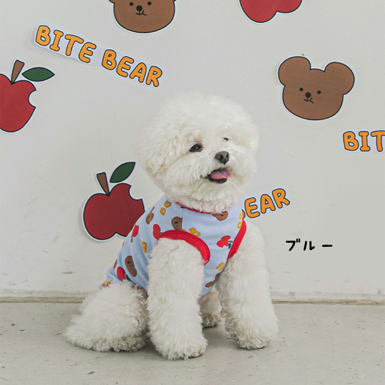 楽天市場 Bite Me バイトミー Bite Bearタンク 犬 服 犬服 タンクトップ くま イラスト かわいい 夏 夏服 部屋着 韓国ブランド 伸縮性 おしゃれ 犬の服 ドッグウェア ベストフレンズ Best Friends ベストフレンズ
