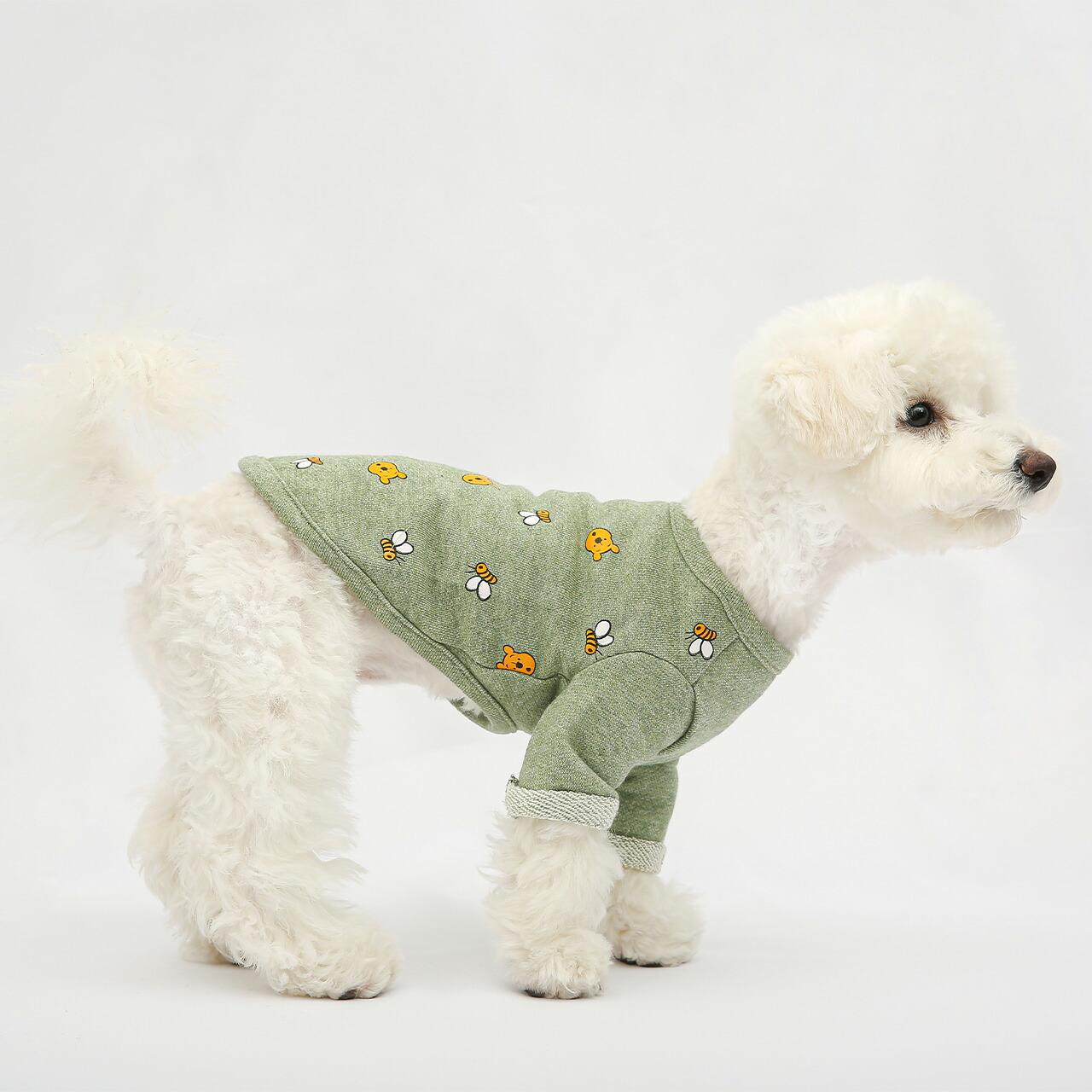 楽天市場 21年春夏 新作 Disney プーさんtシャツ S M L Xl 犬 服 Tシャツ ロールアップ かわいい おしゃれ コットン 綿 100 プリント カーキ ディズニー 犬の服 ドッグウェア ベストフレンズ Best Friends ベストフレンズ