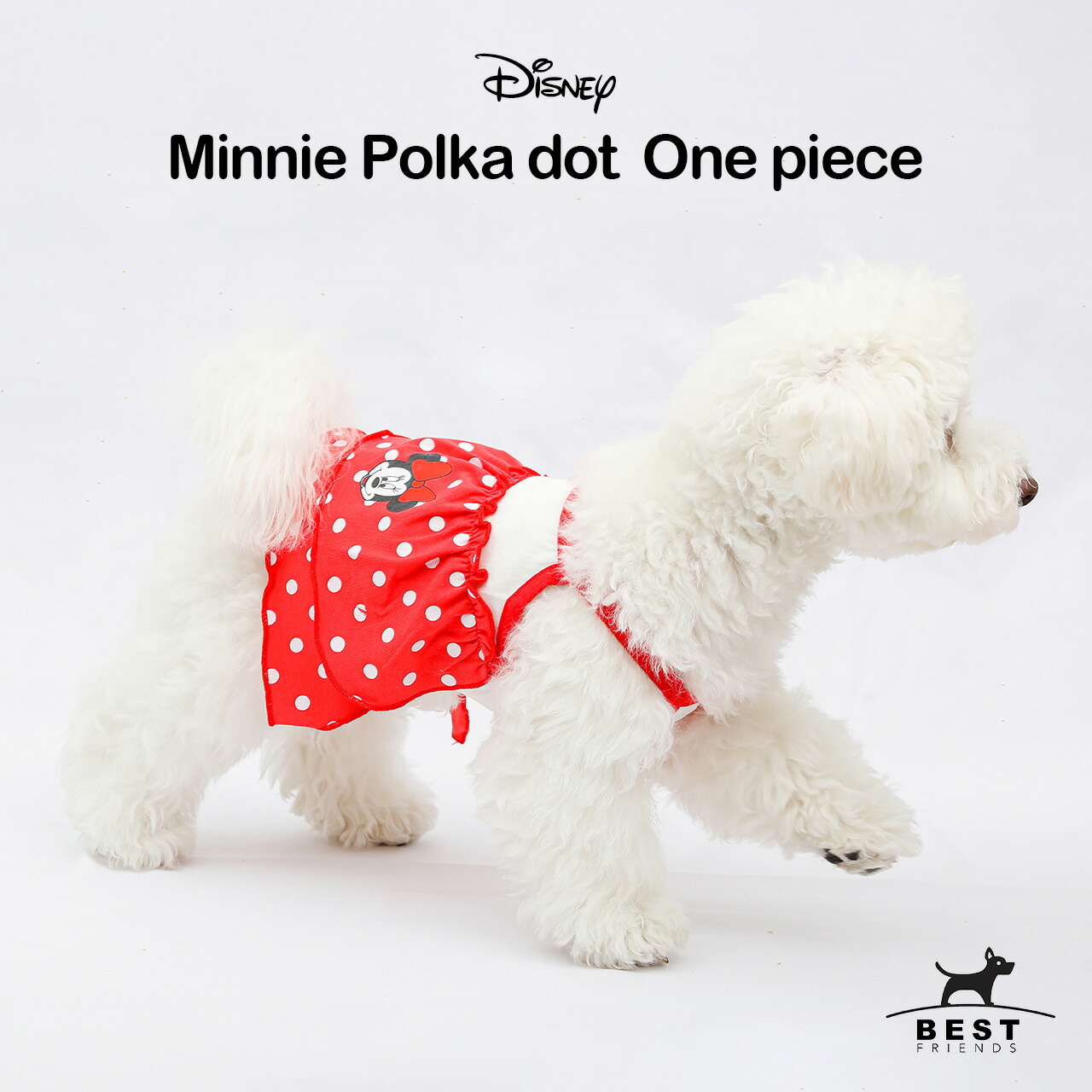 楽天市場 21年春夏 新作 ディズニー ミニー 水玉ワンピース S M L Xl 犬 服 ワンピ キャミ 女の子 Disney かわいい おしゃれ コットン 綿 100 プリント 犬の服 ドッグウェア ベストフレンズ Best Friends ベストフレンズ