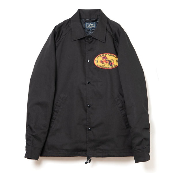 値下げ中8-28【美品】STUDIO D’ARTISAN コーチジャケット 黒 楽天市場】ダルチザン ステュディオ・ダ・ルチザン STUDIO D