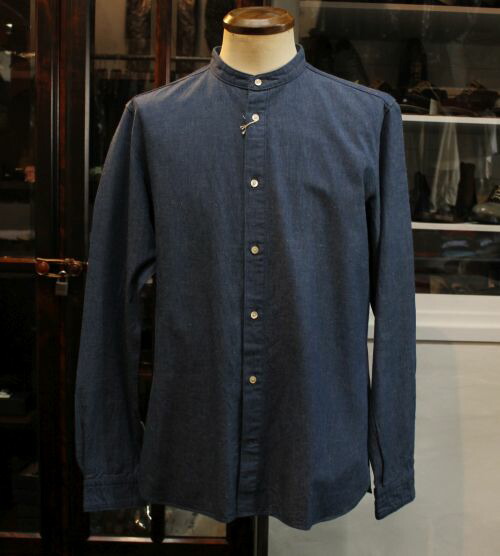 オルゲイユ ORGUEIL Band Collar Shirt\