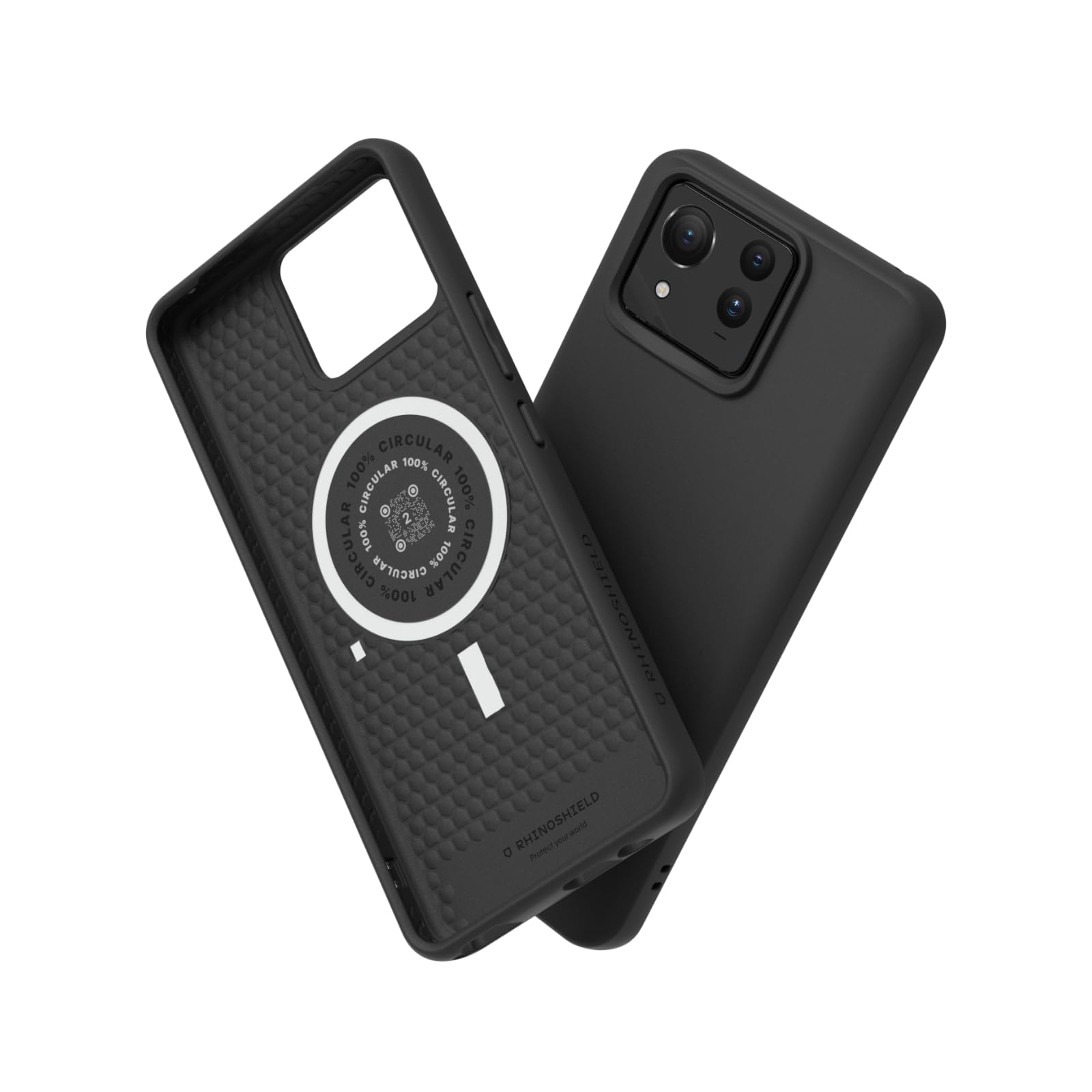 RHINOSHIELD [Zenfone 11 Ultra] SolidSuit ケース MagSafe対応 耐衝・腺 米軍MIL規格 衝撃吸収 傷 指紋 防止 薄型 軽量 SGS認証 - ブラック