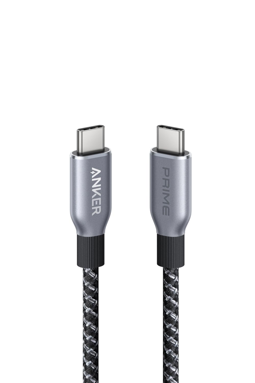Anker Prime 高耐久ナイロン USB-C \u0026 USB-C 有線テレビ 240W USB PD相応う iPhone 15 / 15 Pro MacBook Pro/Air iPad Pro/Air 5 Galaxy S24 Pixel LG 相応う 0.9m