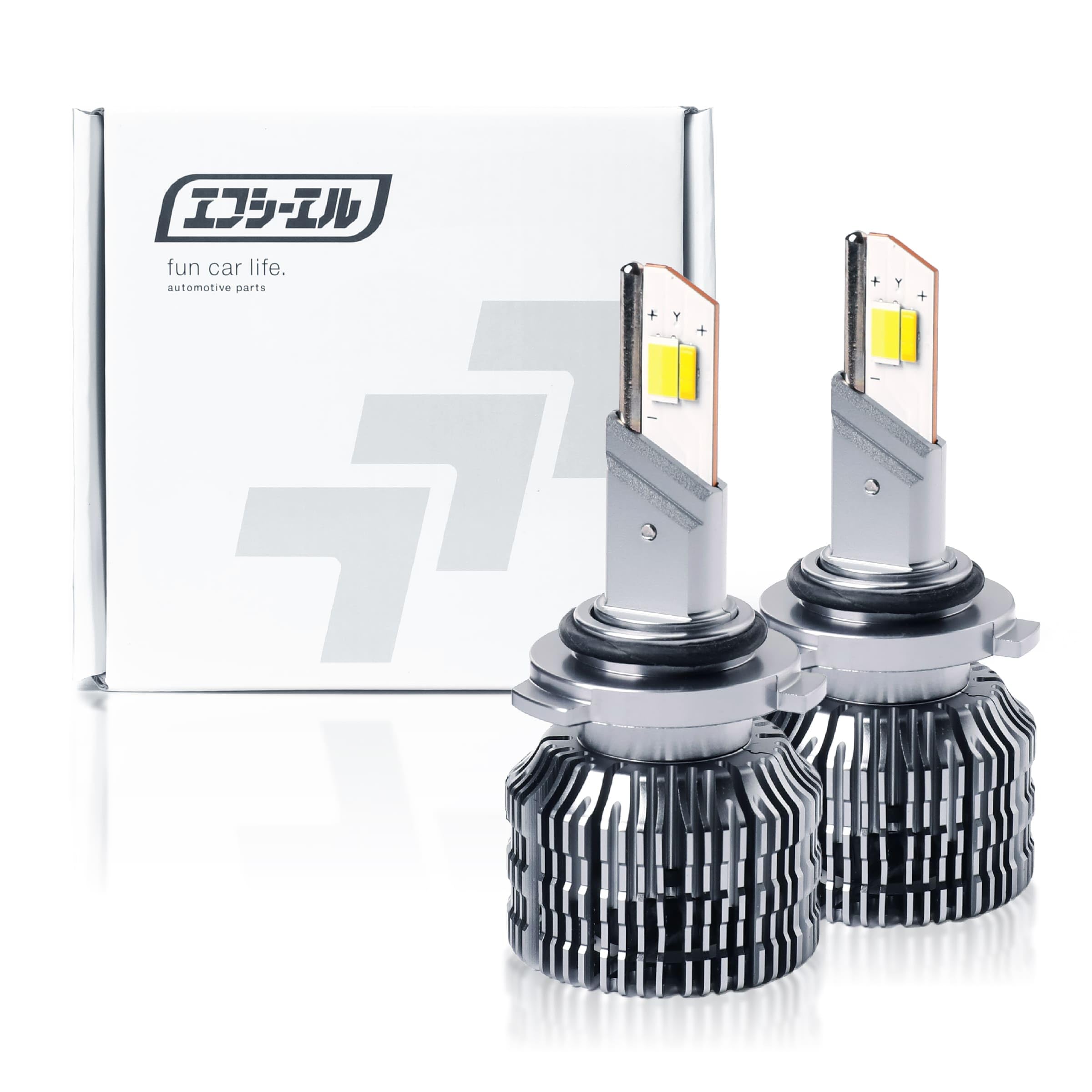 fcl.(エフシーエル) HB4 LED フォグランプ 3色切り替え ホワイト ライムイエロー イエロー メモリー機能 12V 左右2個入り 黄色 トリチェン