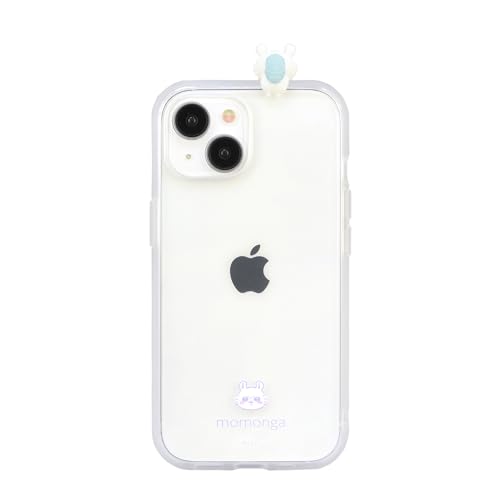 グルマンディーズ ちいかわ 一こま IIIIfit Clear(イーフィット せつ然たる) iPhone15 / 14 / 13 相応う 入れもの モモンガ CK-28D