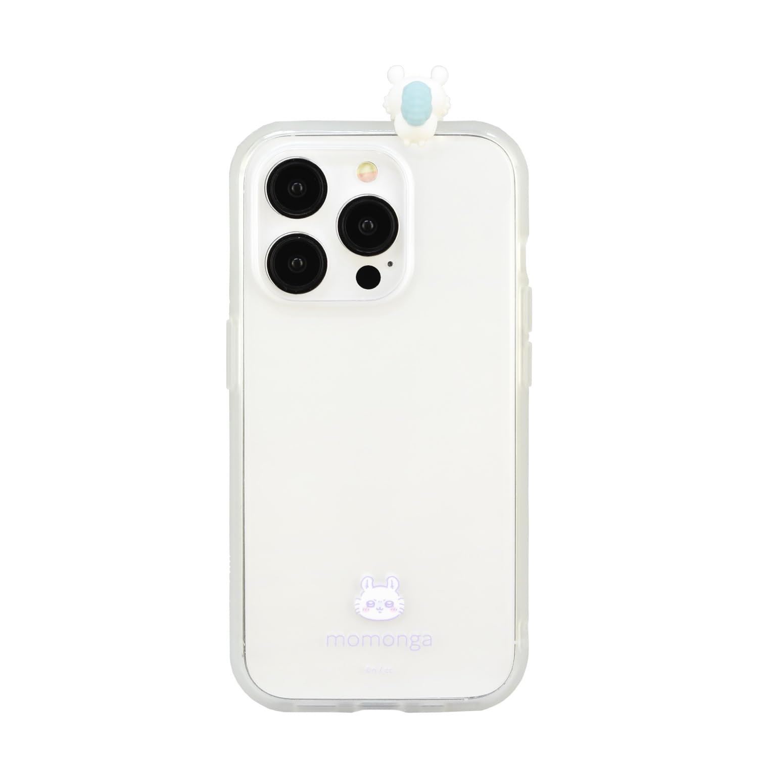 グルマンディーズ ちいかわ 一こま IIIIfit Clear(イーフィット せつ然たる) iPhone15 Pro 相応う 入れもの モモンガ CK-29D