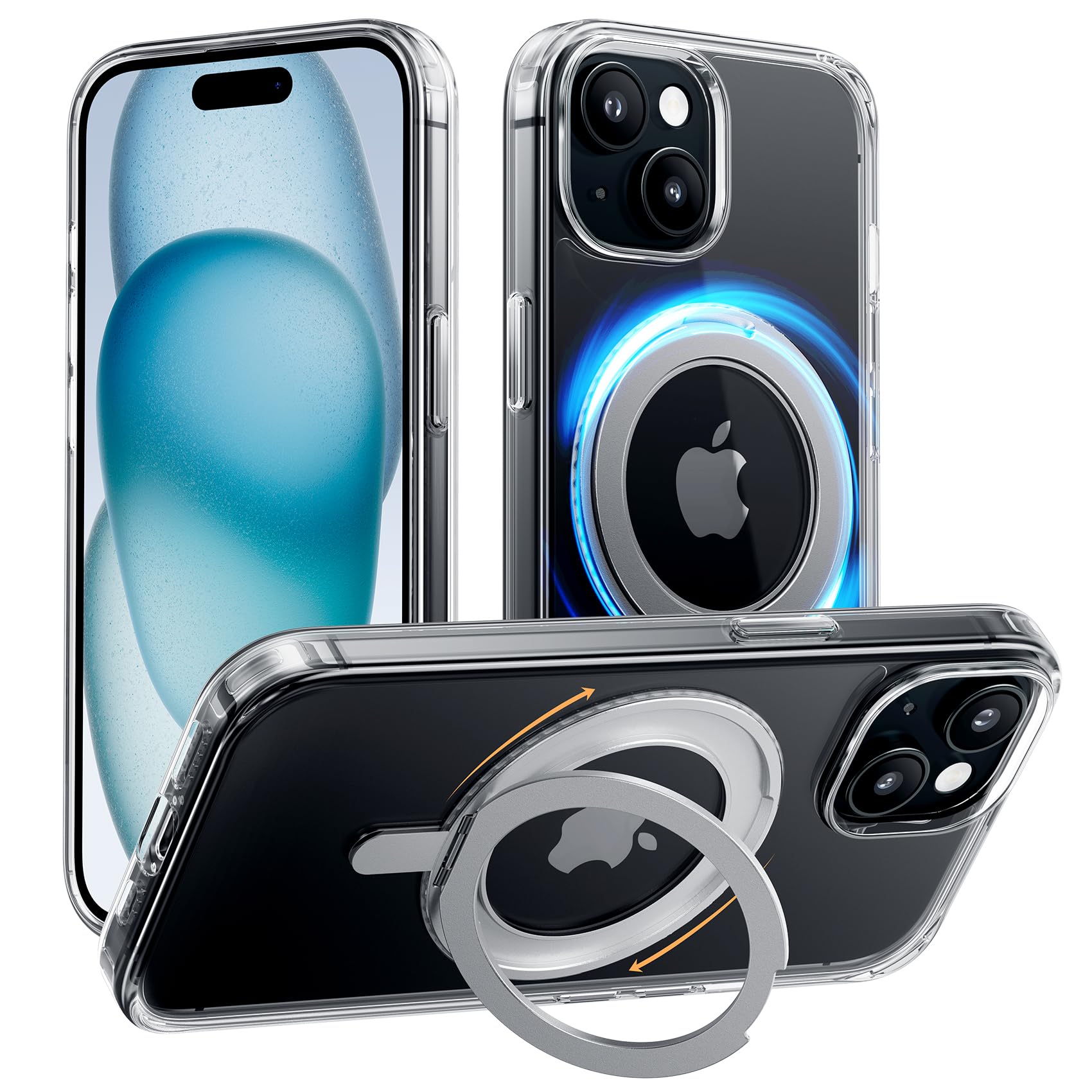 楽天市場】NIMASO iPhone 15 Pro Max 用 ケース 縦横両対応 360°回転