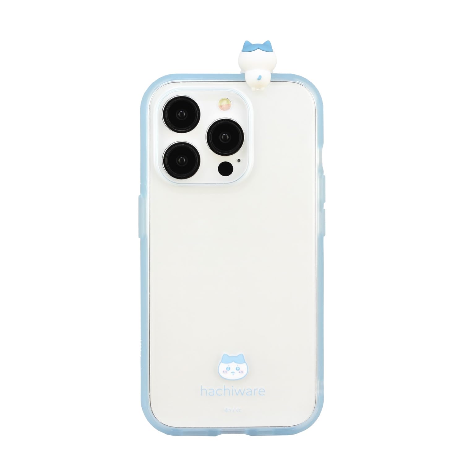 グルマンディーズ ちいかわ 一こま IIIIfit Clear(イーフィット せつ然たる) iPhone15 Pro 相応う 入れもの ハチワレ CK-29B