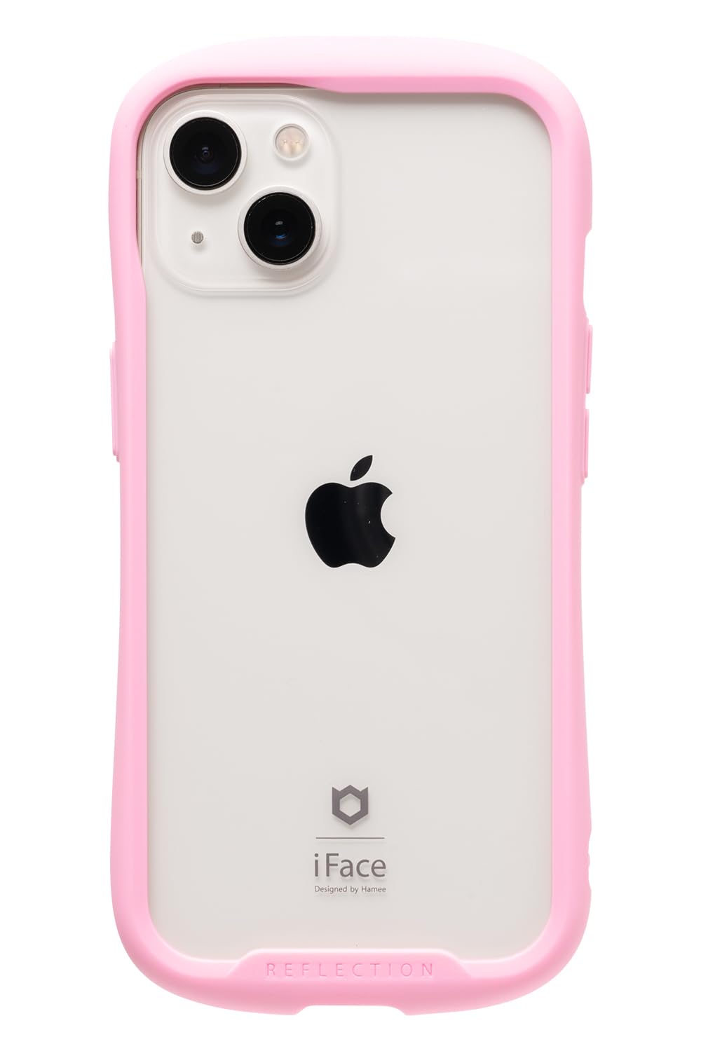 iFace Reflection iPhone 13 ケース クリア 強化ガラス 耐衝撃 (サクラピンク)【 透明 黄変防止 硬度9H アイフェイス アイフォン13 iphone13 カバー ストラップホール付き 】