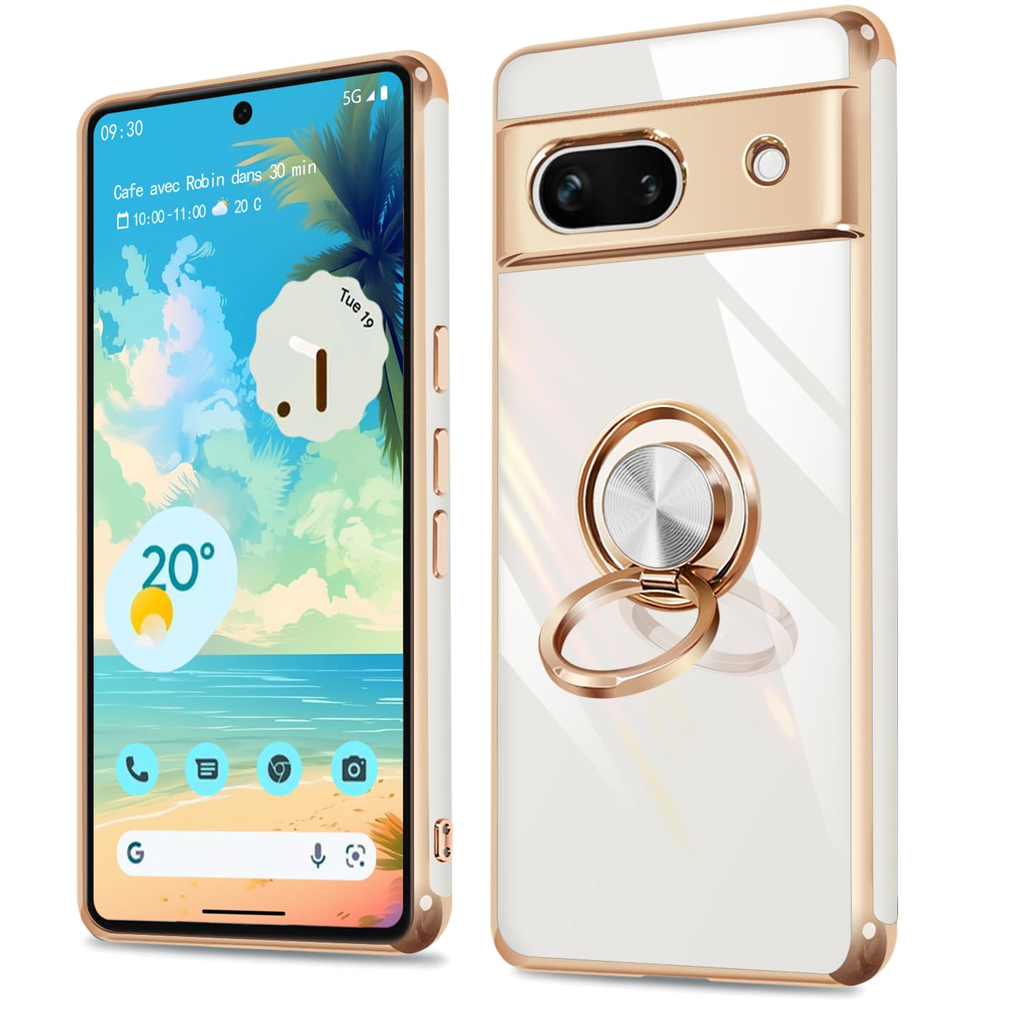 楽天市場】Google Pixel 8a ケース リング付き 耐衝撃 グーグル