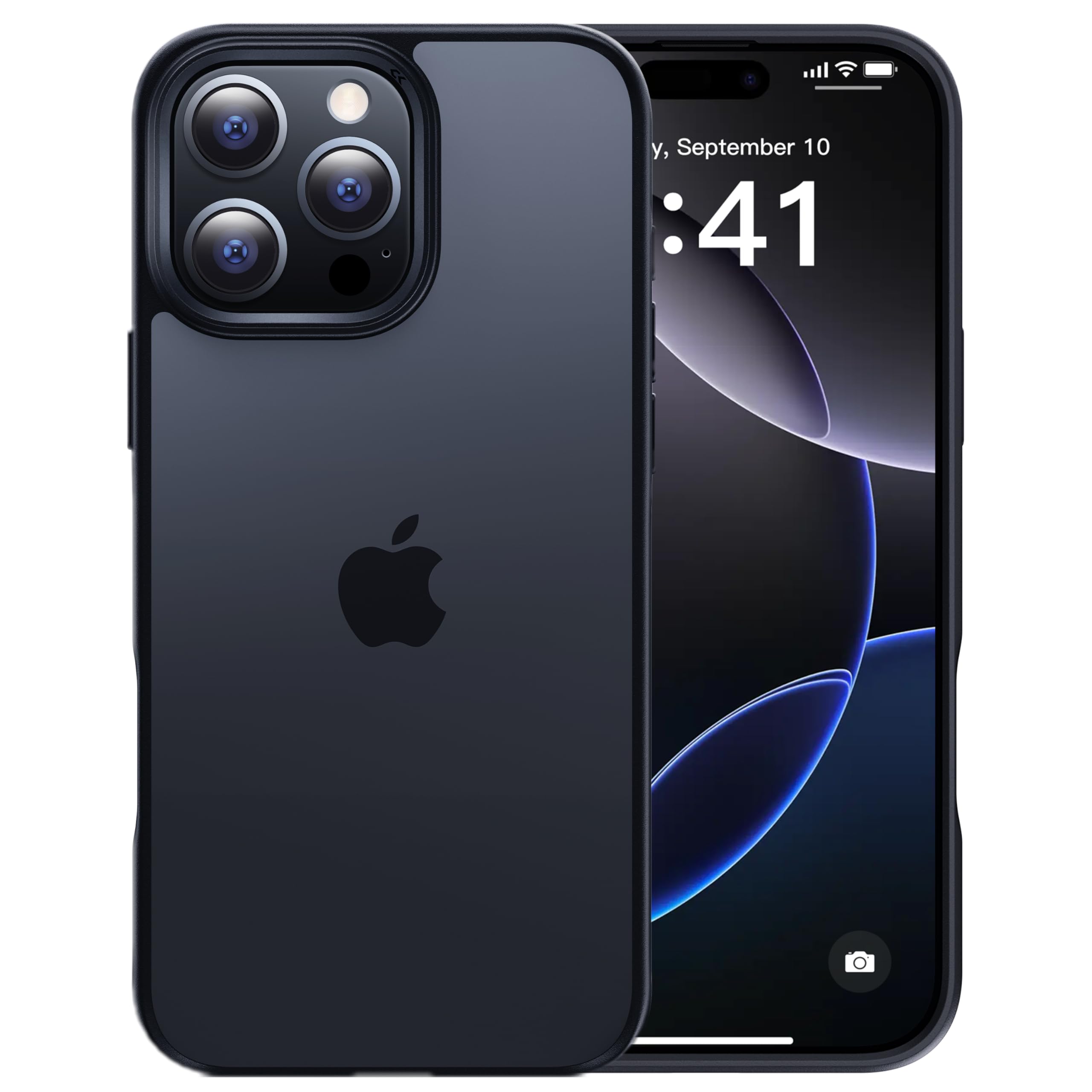 【米軍MIL規格・指紋防止】CASEKOO iPhone 16 Pro 用 ケース 耐衝撃 滑り止め 指紋防止 米軍MIL規格 マット仕上げ ストラップホール付き 黄変防止 耐久性 カバー ワイヤレス充電対応 アイフォン 16