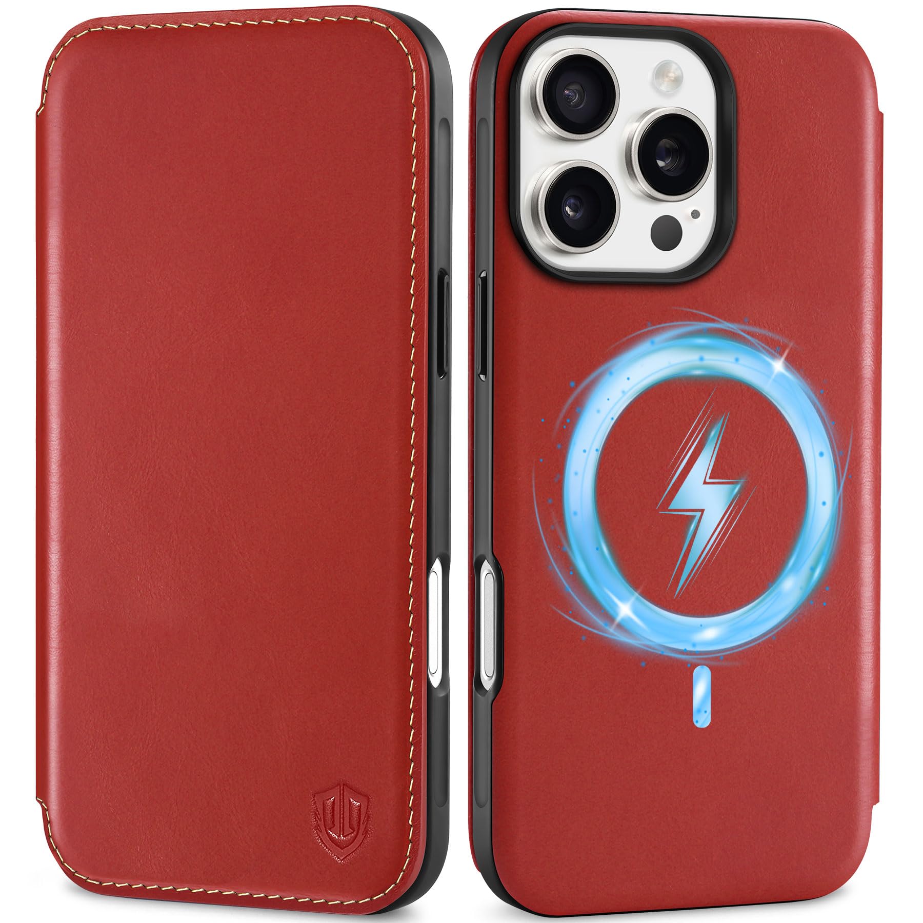 SHIELDON iPhone 16 ProMax 対応ケース 本革 あいふぉん 16 プロマックス 対応 手帳型カバー カード収納 マグネット内蔵 衝撃吸収 [RFIDブロッキング] 全面保護 アイホン 16 プロマックス 対応 スマホ｜WES STORE