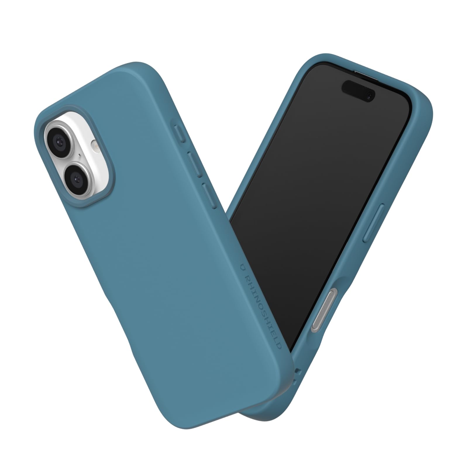 RHINOSHIELD [iPhone 16 Plus] SolidSuit 容れもの 耐衝・腺 米軍MIL判定基準 ぼうぜん自失採り入れる 傷 指紋 押しとどめる 薄型 軽さ SGS証明 - 綿津見青碧