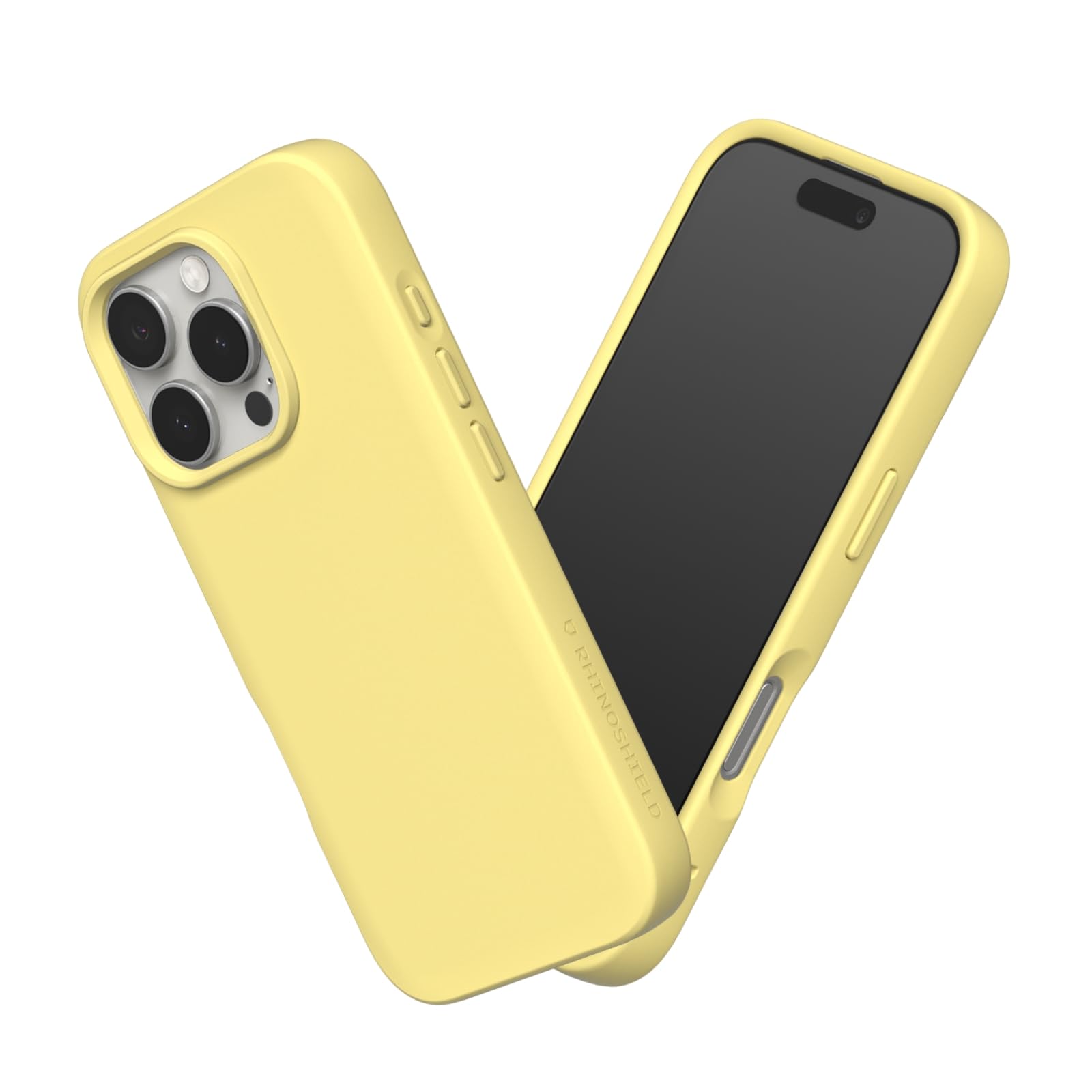 RHINOSHIELD [iPhone 16 Pro] SolidSuit 容れもの 耐衝・腺 米軍MIL判定基準 ぼうぜん自失採り入れる 傷 指紋 押しとどめる 薄型 軽さ SGS証明 - 檸檬カスタード