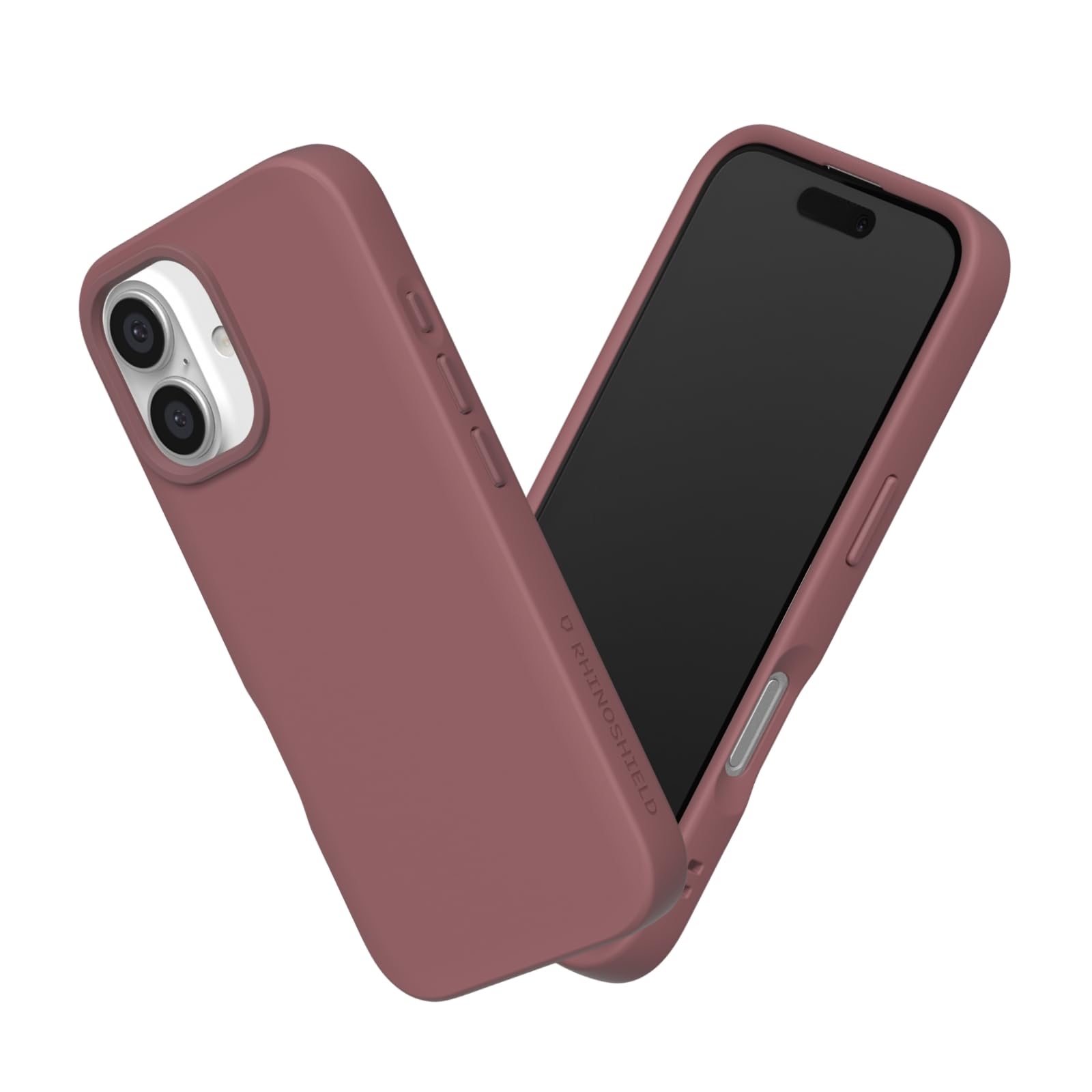 RHINOSHIELD [iPhone 16 Plus] SolidSuit ケース 耐衝・腺 米軍MIL規格 衝撃吸収 傷 指紋 防止 薄型 軽量 SGS認証 - ディープモーヴ