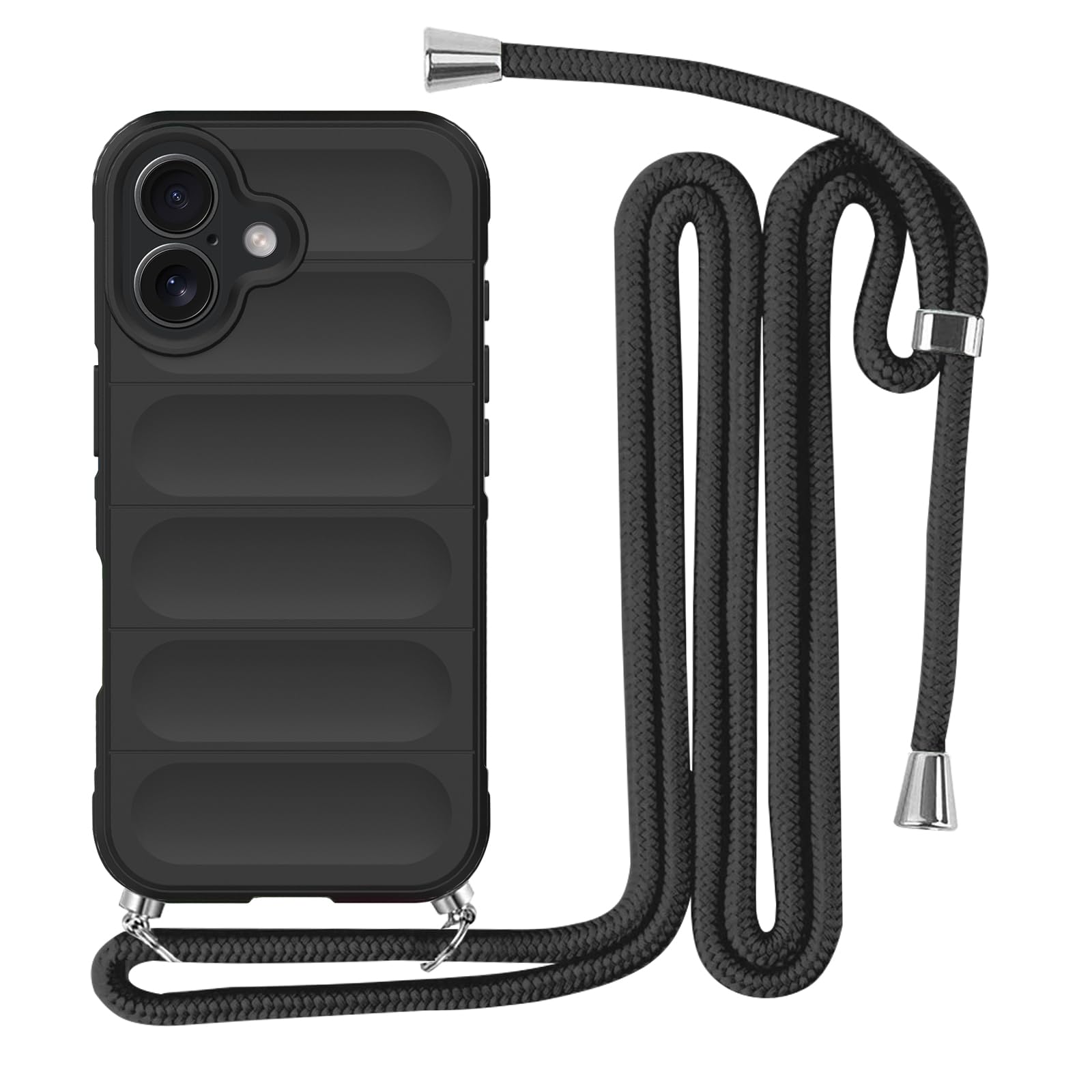 楽天市場】iPhone 16 Pro Max 用 ケース ネックストラップ 耐衝撃 肩掛け 斜めかけ 首掛け 縄掛け カバー  アイフォン16ProMax 用 スマホケース シリコン TPU ストラップ付き 軽量 長さ調整可能 取り外し可能 指 : novolstore