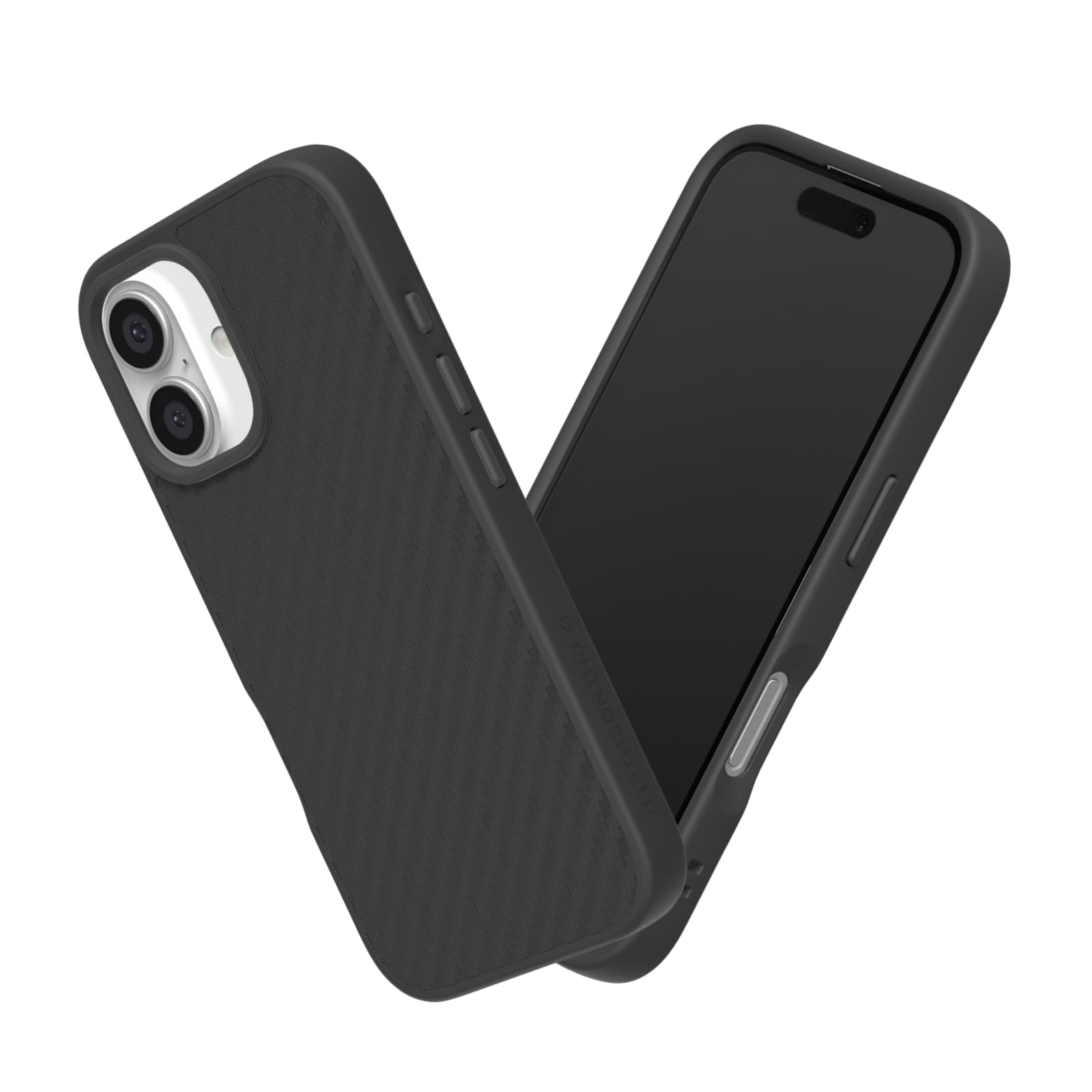 RHINOSHIELD [iPhone 16 Plus] SolidSuit ケース 耐衝・腺 米軍MIL規格 衝撃吸収 傷 指紋 防止 薄型 軽量 SGS認証 - カーボン調｜WES STORE