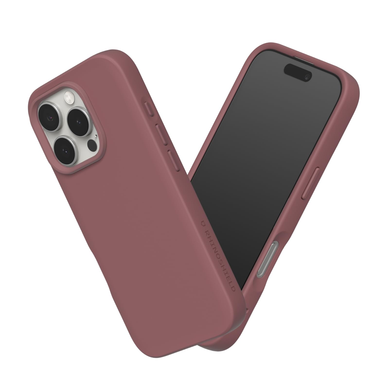 RHINOSHIELD [iPhone 16 Pro Max] SolidSuit 容れもの 耐衝・腺 米軍MIL判定基準 ぼうぜん自失採り入れる 傷 指紋 押しとどめる 薄型 軽さ SGS証明 - ディープモーヴ