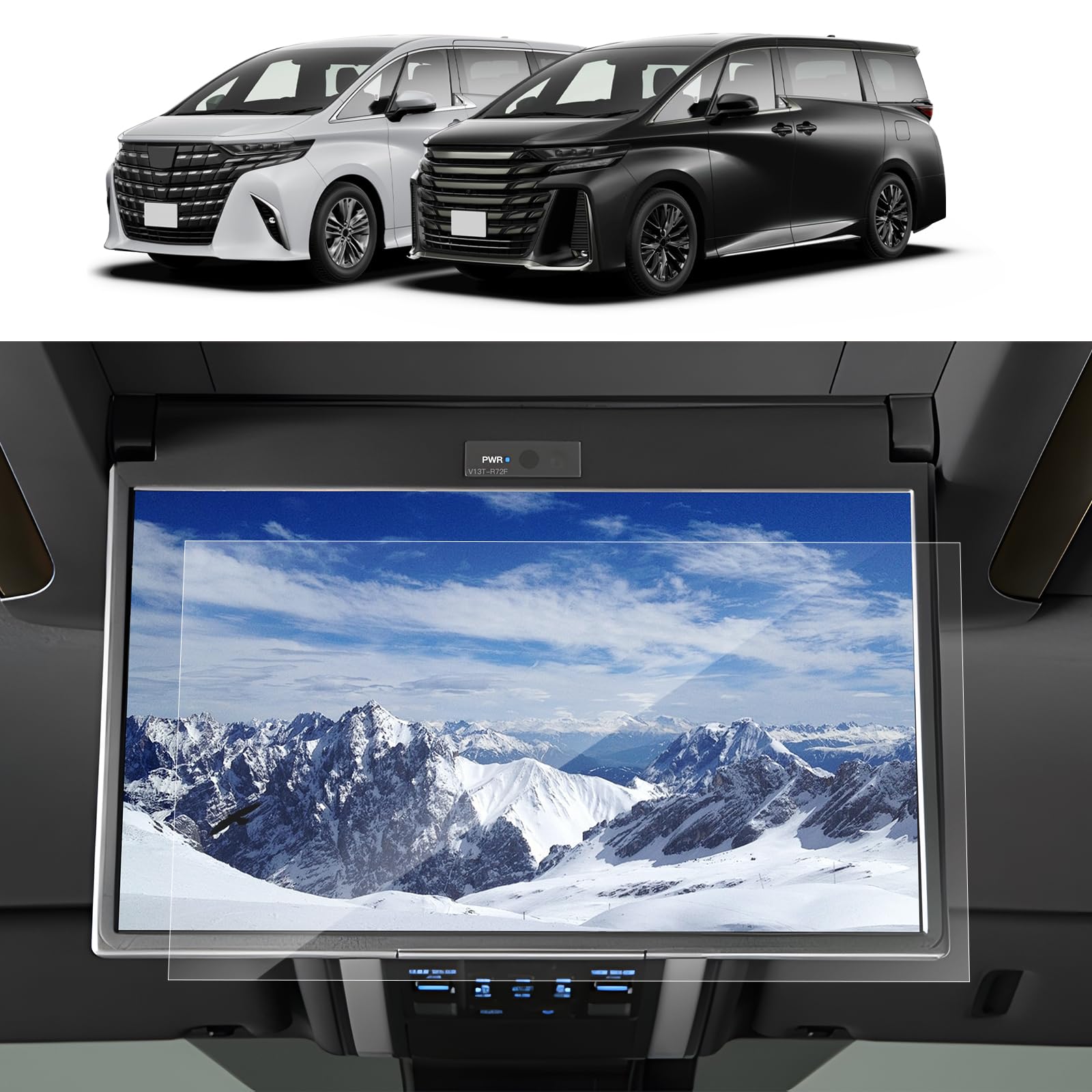 楽天市場】【GAFAT】トヨタ V13T-R72F/V13T-R72R 13.2型有機EL後席