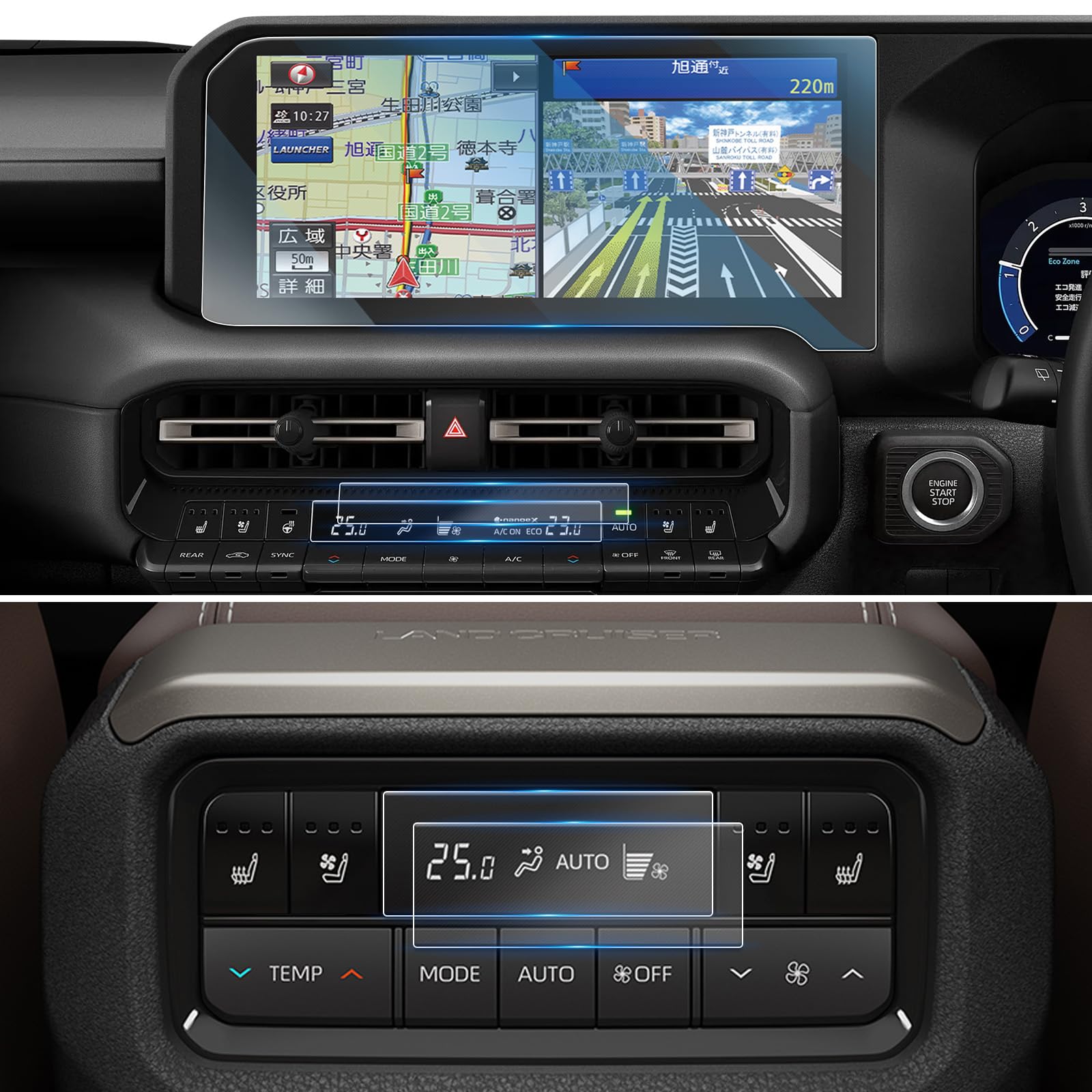 楽天市場】サイズ：トヨタ ランクル250 ZX/VXグレード HUAHAO 強化