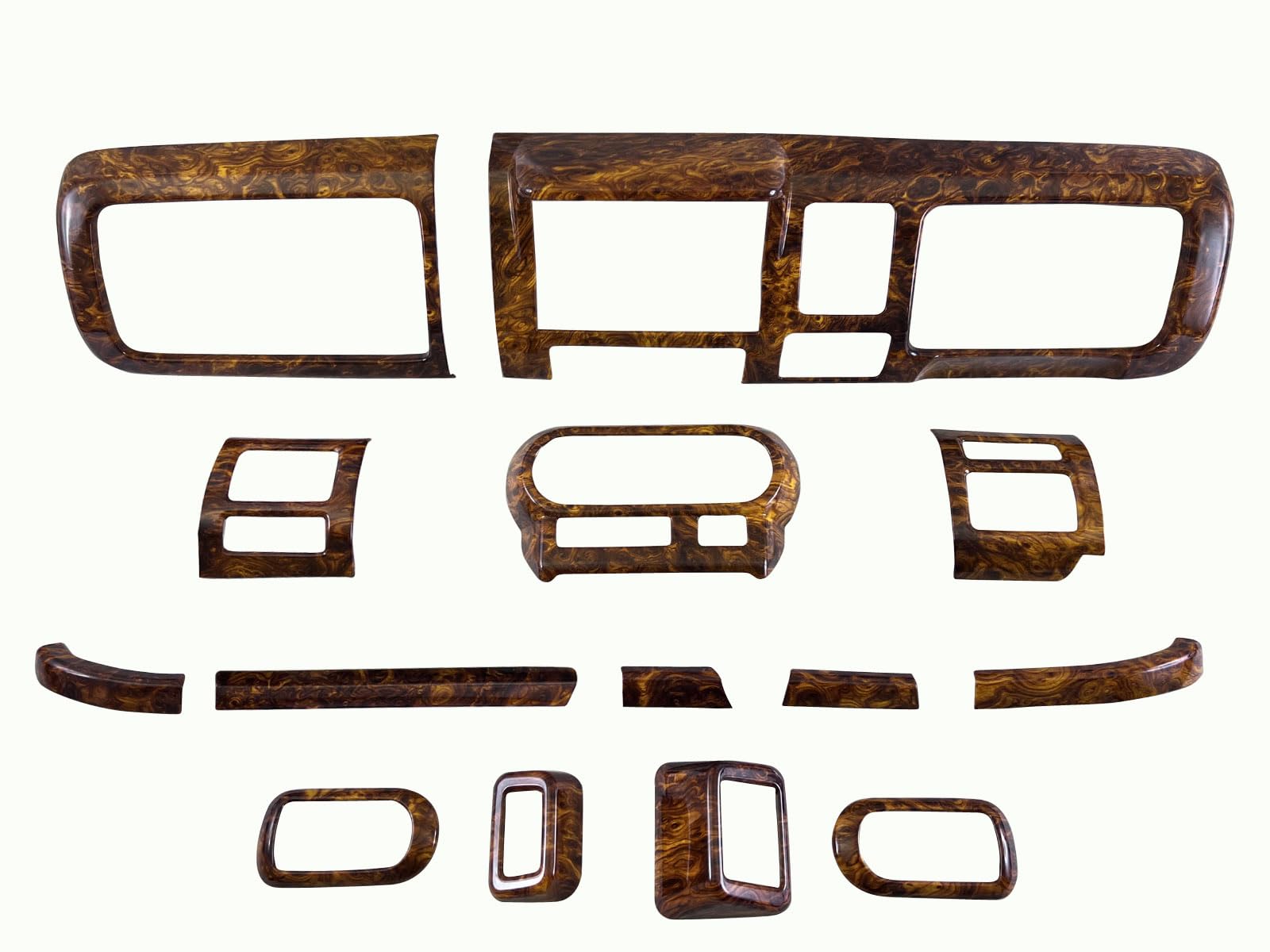 BRIGHTZ アクティトラック HA8 HA9 インテリアパネルセット 14PC ウッド調 【 WOOD－PAN－141 】 A8 A9 8 9 アクティ トラック アクテイトラック アクテイ