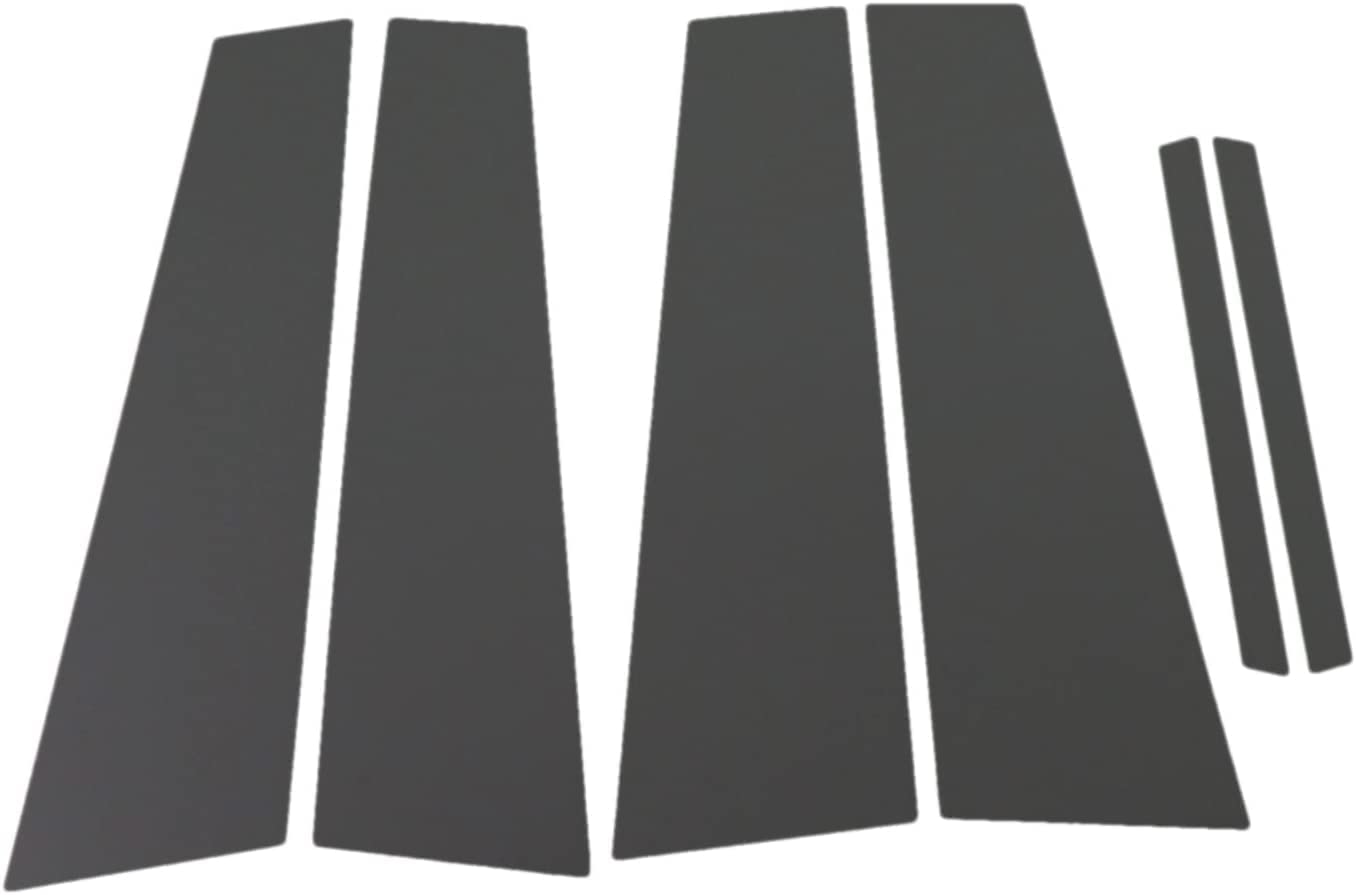 BRIGHTZ レクサス IS500 USE30 超鏡面ステンレスブラックメッキピラーパネル バイザー無用 6PC 【 PIL－BLA－026 】 LEXUS USE E30 30 IS 500
