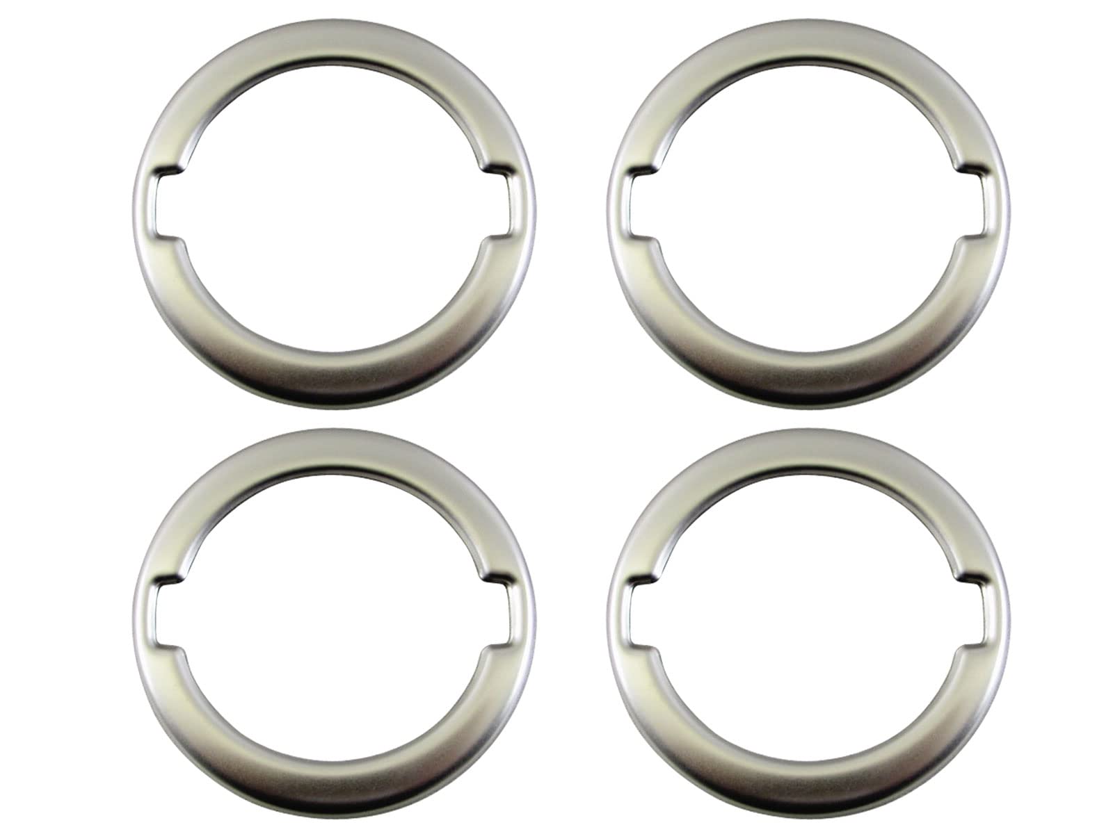BRIGHTZ スカイライン V37 ステンレスセンターホイールキャップリング 4PC サテンシルバー 【 SID−ETC−SMA−034 】 ZV37 YV37 HV37 HNV37 RV37 37|WES STORE