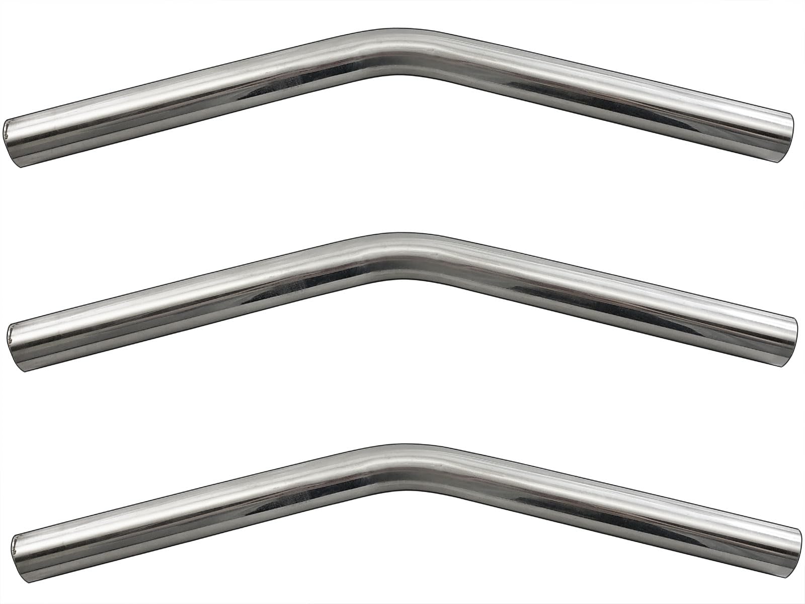 BRIGHTZ 35Φ 30度 ステンレス 曲げパイプ 1.2mm厚 3PC 【 CUR−PIPE−034−3PC 】 35パイ 35φ 30°|WES STORE