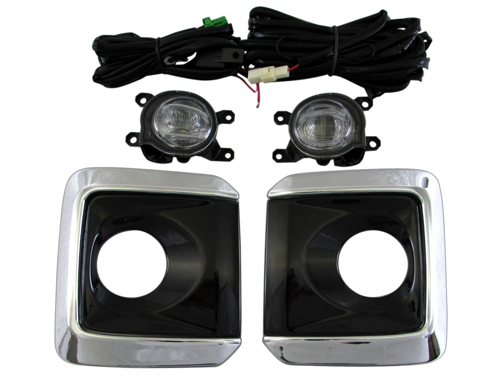 BRIGHTZ ハイゼットデッキバン S700W S710W LEDフォグライト後付キット 黒 【 FOG－H－120 】 カップリング