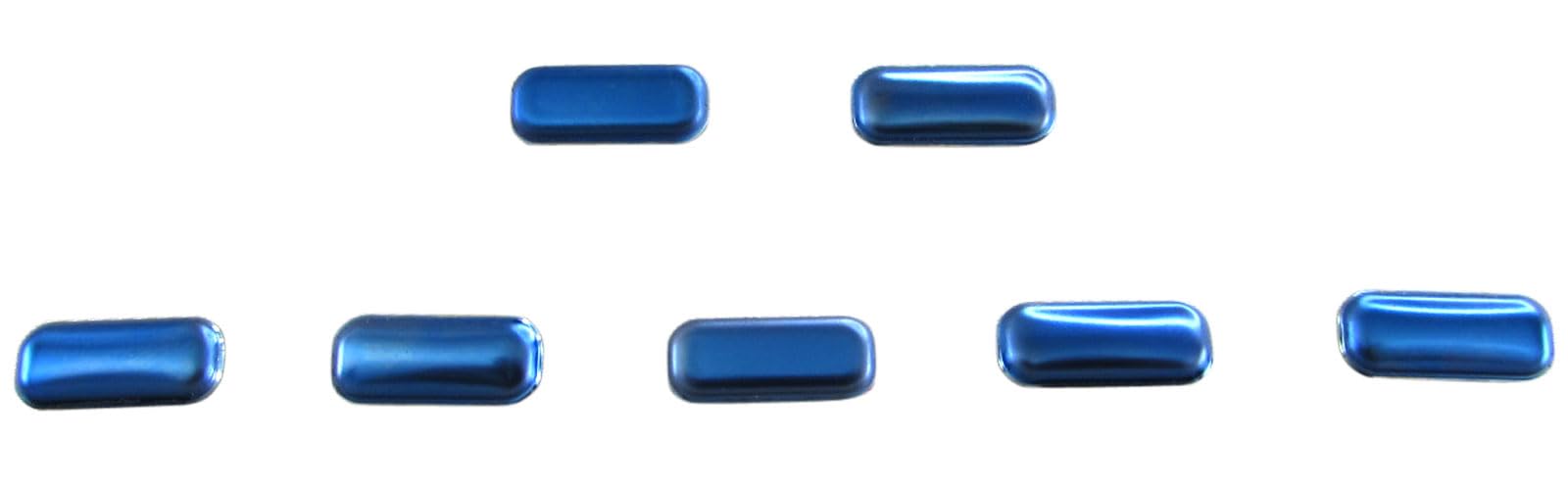BRIGHTZ Cクラス W206 ステンレスエアコンレバーカバー 7PC 青 【 SWI-COV-011 】 セダン C180 C200 C220d メルセデス ベンツ