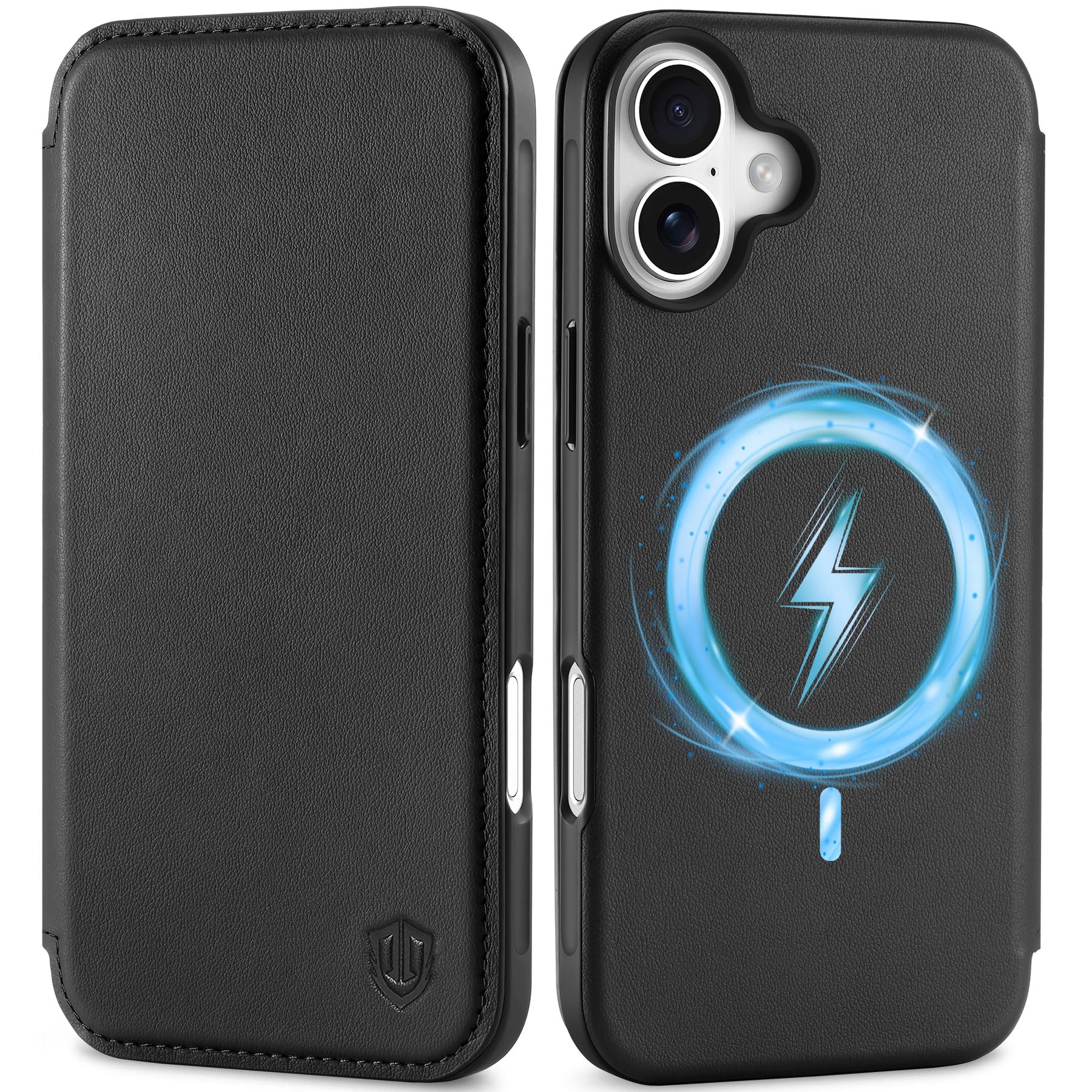 SHIELDON iPhone 16 対応 ケース 手帳型 本革 あいふぉん 16 対応 スマホカバー カード収納 マグネット内蔵 衝撃吸収 [RFIDブロッキング] 全面保護 アイホン 16 対応 スマホケース 2024年発売 6.1インチ